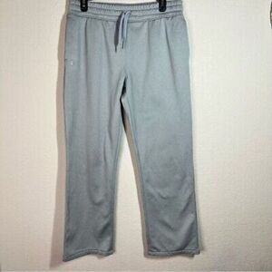 Under Armour Mens Coldgear‎ Fleece Sweatpants Loose Size M Gray Pull On